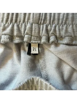 Athletic Gray Drawstring Shorts Size M thumbnail 3