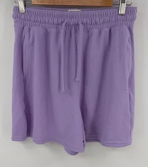 Tommy John women’s waffle knit lavender lounge short w/ pockets size S thumbnail 1