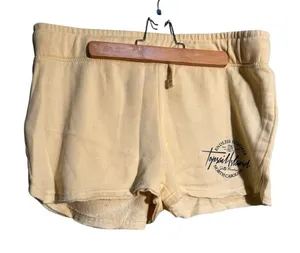Salty Wave Collection Women's Size‎ XL Sweat Shorts Butter Yellow Topsail Island thumbnail 1