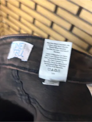 Time and tru brown barrel leg jeans size 16 thumbnail 6
