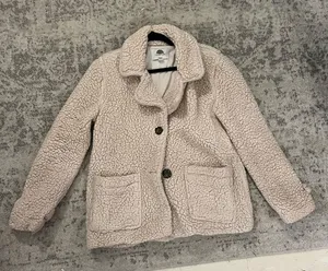 Tilly’s Teddy Sherpa Double-Breasted Coat thumbnail 1
