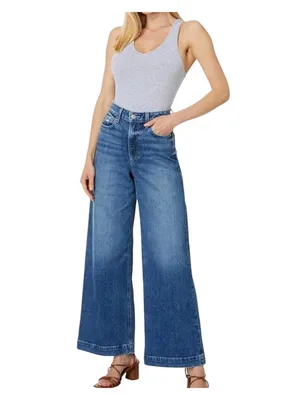 Paige Harper High Rise Wide Leg Jeans Size 30 Familia Wash thumbnail 3