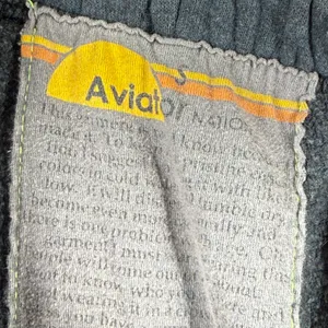 Aviator Nation Charcoal Gray Rainbow Stripe Sweatpants Joggers Womens Size‎ S thumbnail 4