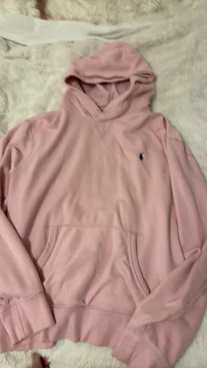 Pink Ralph Lauren Hoodie thumbnail 1