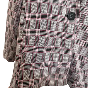 Anthropologie Avec Les Filles Plaid Oversized Long Two Button‎ Blazer Jacket S thumbnail 6