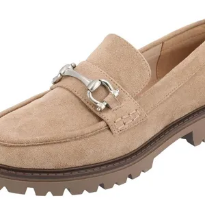 NWT Journee Collection Comfort Foam Jessamey Platform Loafers Taupe Brown 7.5M thumbnail 1