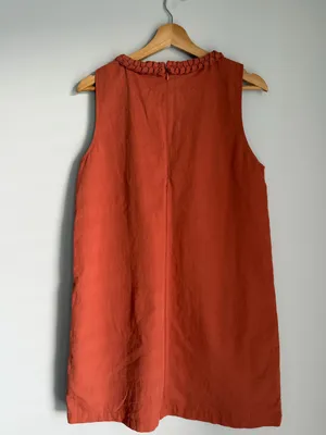 Entro Apple Cider Sippin Mini Dress in Rust Fall Size Medium thumbnail 5