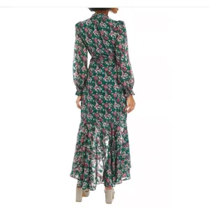 Astr the Label Kamila Dress green floral maxi ruffle $178 summer revolve party thumbnail 3