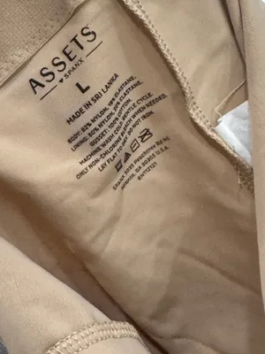 SPANX Shapewear nude beige high rise shorts mid thigh neutral sand assets thumbnail 3