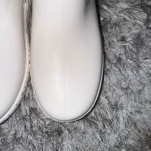 UGG Drizlita Rain Boots Women 5 White Waterproof Rubber Ankle Sheepskin Insole‎ thumbnail 10