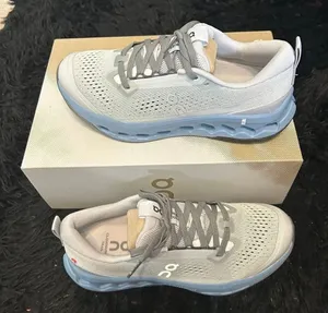 ON CLOUDSURFER glacier dust athletic training running shoes sneakers Sz 7.5 new thumbnail 1