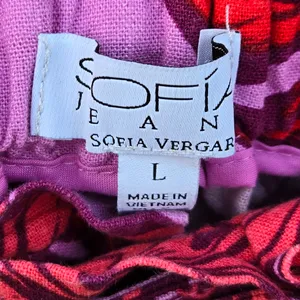 Sofia Jeans by Sofia Vergara linen shorts & Shirt Set L thumbnail 10