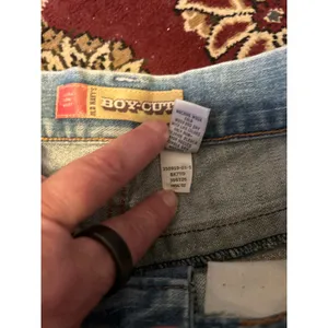 Vintage Old Navy Boy Cut Light Wash Denim‎ Jeans Women Sz 4 Ultra Low Waist 2005 thumbnail 6
