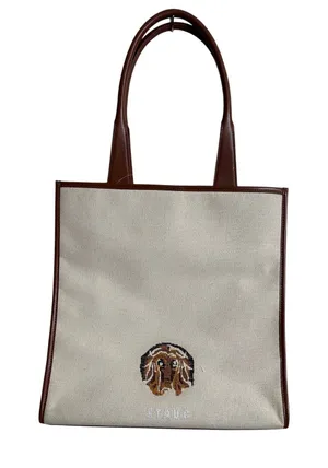 Staud x C.Bonz Canvas Tote Bag Custom thumbnail 1