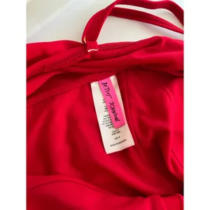 Betsey Johnson Red One Piece swimsuit size‎ medium thumbnail 3