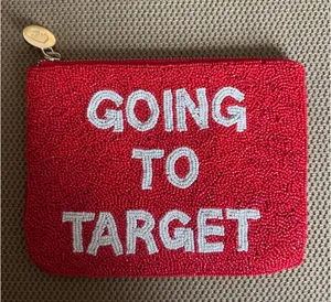 Kate Spade x Target “Going to Target” Beaded Zip Pouch thumbnail 1