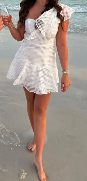 White Boutique Dress Size M thumbnail 2