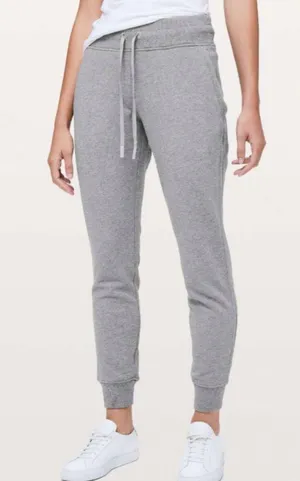 Warm Down Jogger In Heather Core Medium Grey Size 6 thumbnail 1