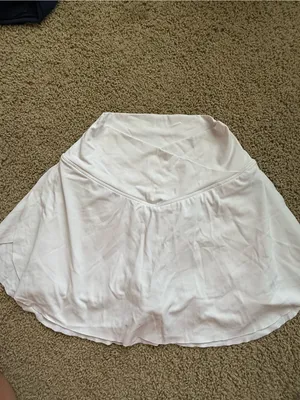 Halara White Women's Tennis Skirt- V waist thumbnail 2