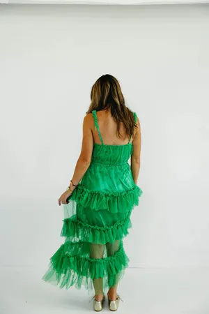 Triple Threads Green Dress thumbnail 3