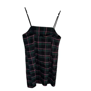 Urban Outfitters Green Pink Plaid Bodycon Mini Dress XS Spaghetti Strap 90s Y2K thumbnail 4