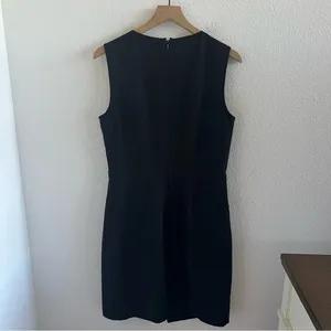 H by Halston Dress Black Career Office Work Business Casual LBD Small thumbnail 5