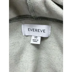 Evereve Green Pullover Hoodie Sweatshirt Women’s XS thumbnail 3