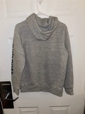 Like New Carhartt Gray Logo Hoodie Sweatshirt - Small, 4-6 thumbnail 2