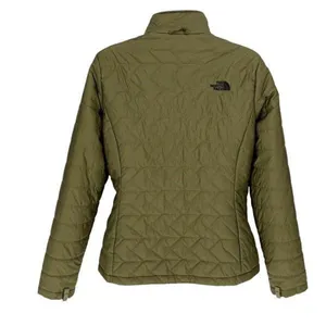 The North Face‎ Quilted Light Weight Jacket Water Resistant Moss Green Medium thumbnail 3