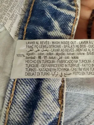 Zara Denim Wrap Skort Light Wash Size S USA 4 Acid Wash 100% Cotton thumbnail 3