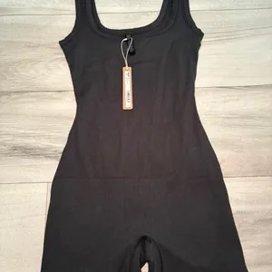 Skims cotton rib onesie Color soot thumbnail 3
