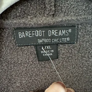 Bamboo CozyChic Lite Island Wrap Cardigan dark grey soft sz l/xl thumbnail 4