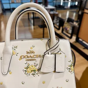 NWT COACH Andrea Carryall Bag With Floral Print CAL46 thumbnail 2