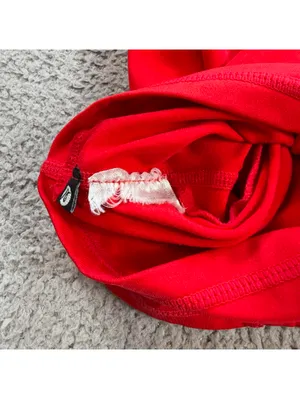 AYBL Red Seamless Gym Shorts Women XS Compression Training Activewear High Waist thumbnail 4