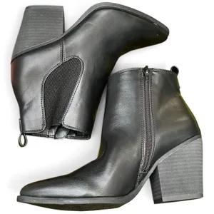 Naturalizer SOUL Micah Chelsea Boots Black Pointed Toe Block Heel Size 7 thumbnail 7