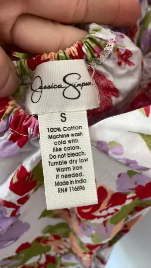 Floral Short Dress Multiple thumbnail 3