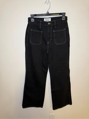 Reformation Jeans Alyssa High Rise Wide Leg Long Jeans thumbnail 3