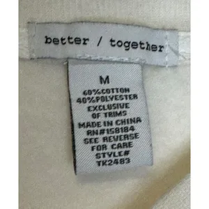Better/Together Women's Sweatshirts "I'm On Santa's Flawless List"‎ Medium NWT thumbnail 6