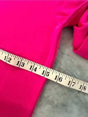 NWOT LRL Lauren Ralph Lauren Size S Pink Boat Neck Cuffed Sleeve Top Cotton thumbnail 9