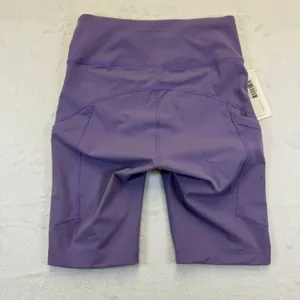 Outdoor Voices Zoom 8"‎ Biker Shorts Maypop Purple High Rise Pockets XS NEW READ thumbnail 7