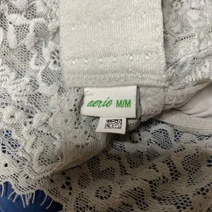 Aerie Lace padded Bralette in Soft green size Medium thumbnail 5