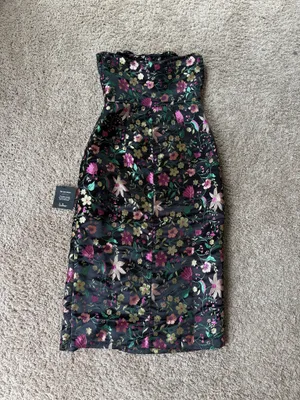 Satin midi dress thumbnail 5