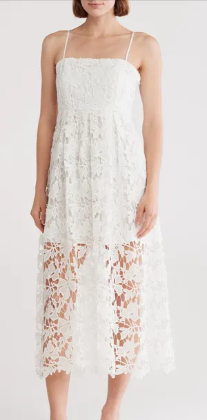 Floral Lace Midi Dress NSR thumbnail 1