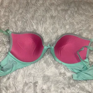 Victoria’s Secret PINK blue lightly lined underwire bra womans 34b thumbnail 4