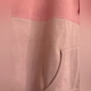 Torrid Pink Colorblock Valentine Cozy Fleece Relaxed Hoodie Sweatshirt - size 2 thumbnail 5