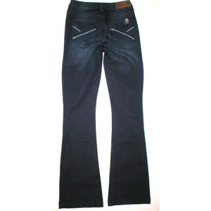 New NWT $99 Designer Buffalo David Bitton Jeans Womens 24 X 33 Mid Rise Flare Dk thumbnail 3