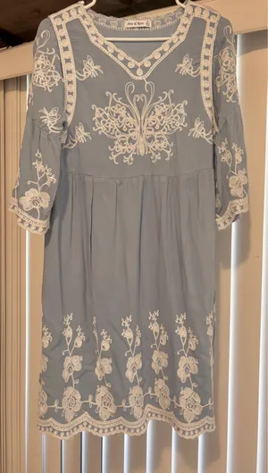 Powder Blue Dress Size M thumbnail 1