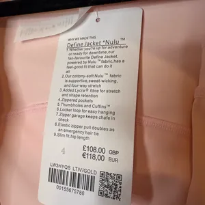 Lululemon Define Jacket Nulu 4 pink thumbnail 6