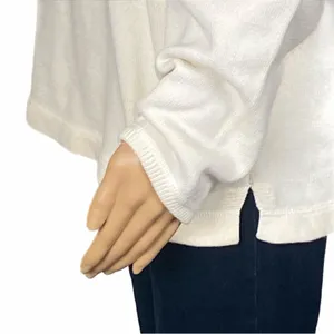 Eddie Bauer classic 100% Cotton butter cream crew neck sweater Heavier Large thumbnail 8