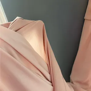 Show Me Your Mumu Light Pink Chiffon Lined Maxi Dress, Low Back thumbnail 7
